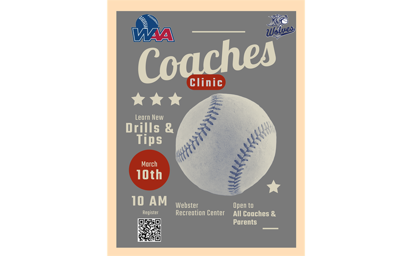 WAA Coaches Clinic - March 10th