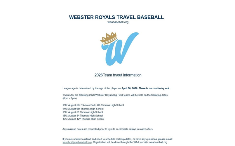 2026 Royals Tryouts