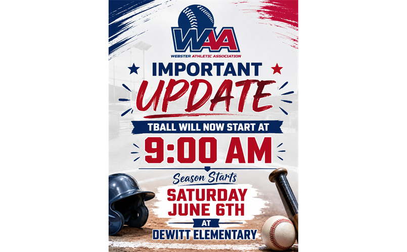T-Ball Opening Day - June 6th